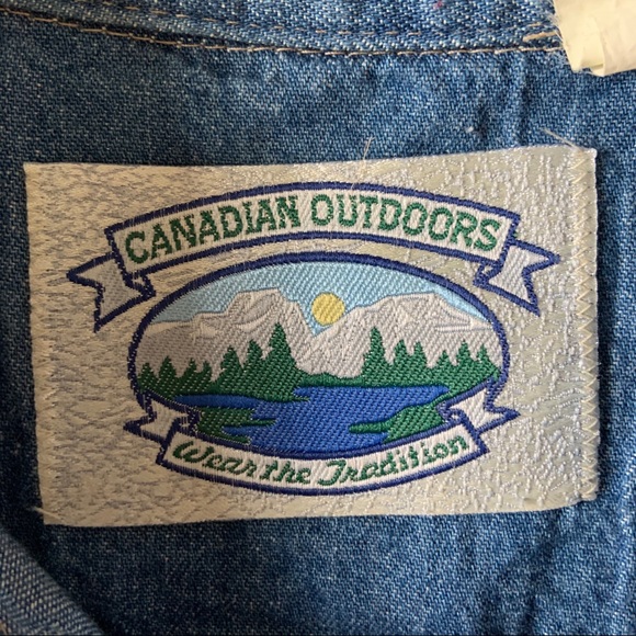 Canadian Outdoors Denim Bison Shirt - Picture 10 of 11